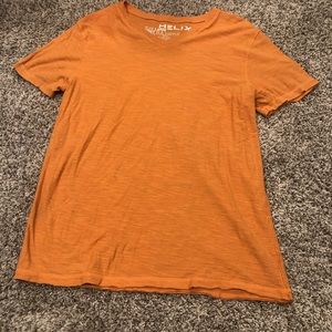 Orange V-neck